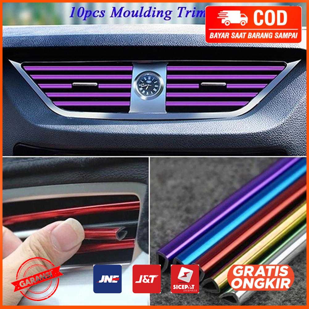 Lis Dekorasi Interior Mobil Trim Strip 10 PCS - SP358