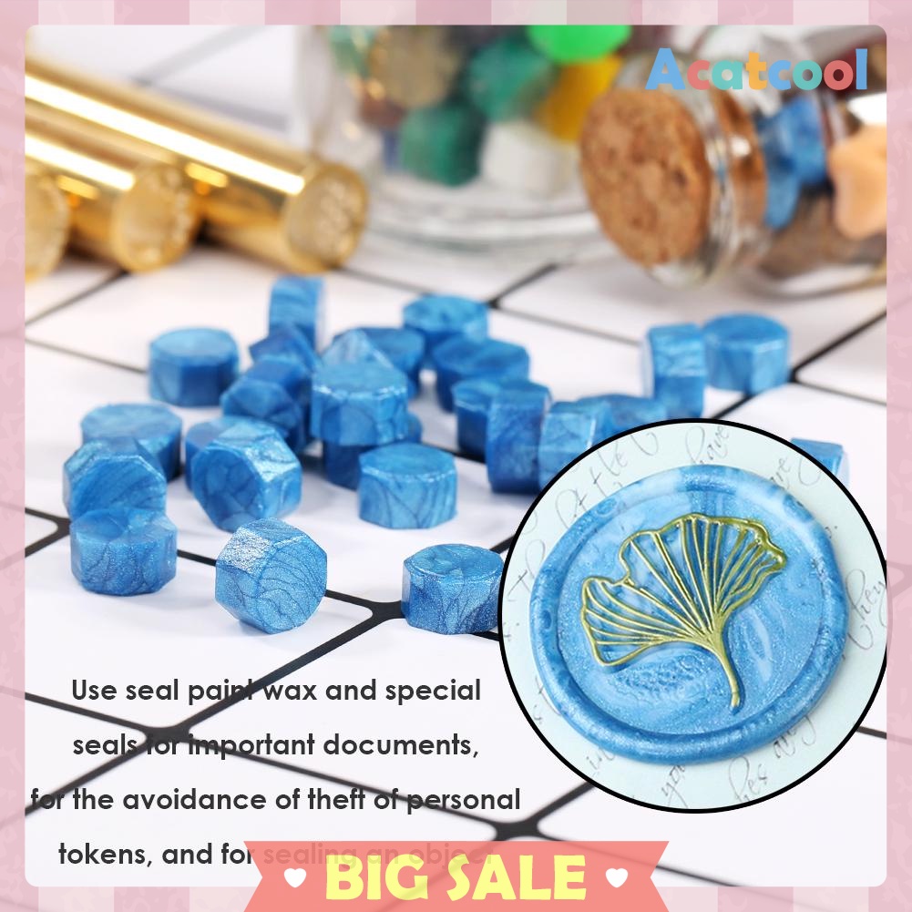 100pcs Retro Vintage Sealing Wax Granule for Stamping Album Envelope Letter