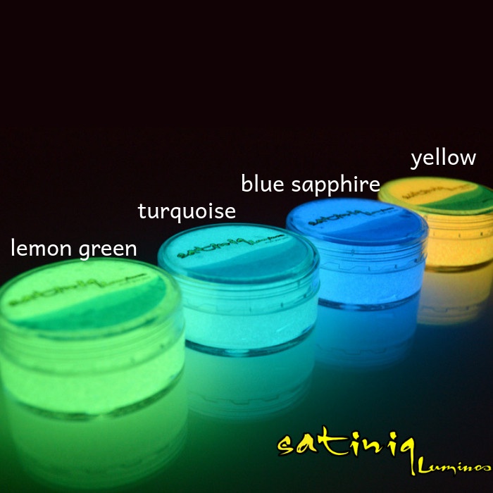 

(DISKON TERMURAH) Cat Fosfor Lukis | Glow in the dark paint | Cat Glow | Satiniq Luminos - Lemon Green