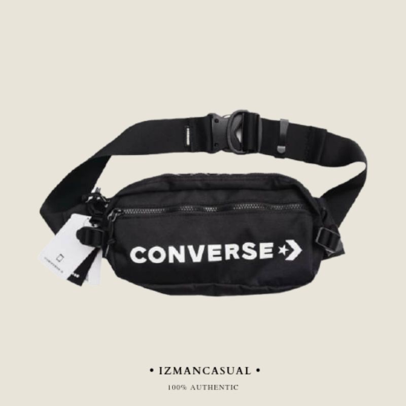 WaistBag Converse Black Pria Original