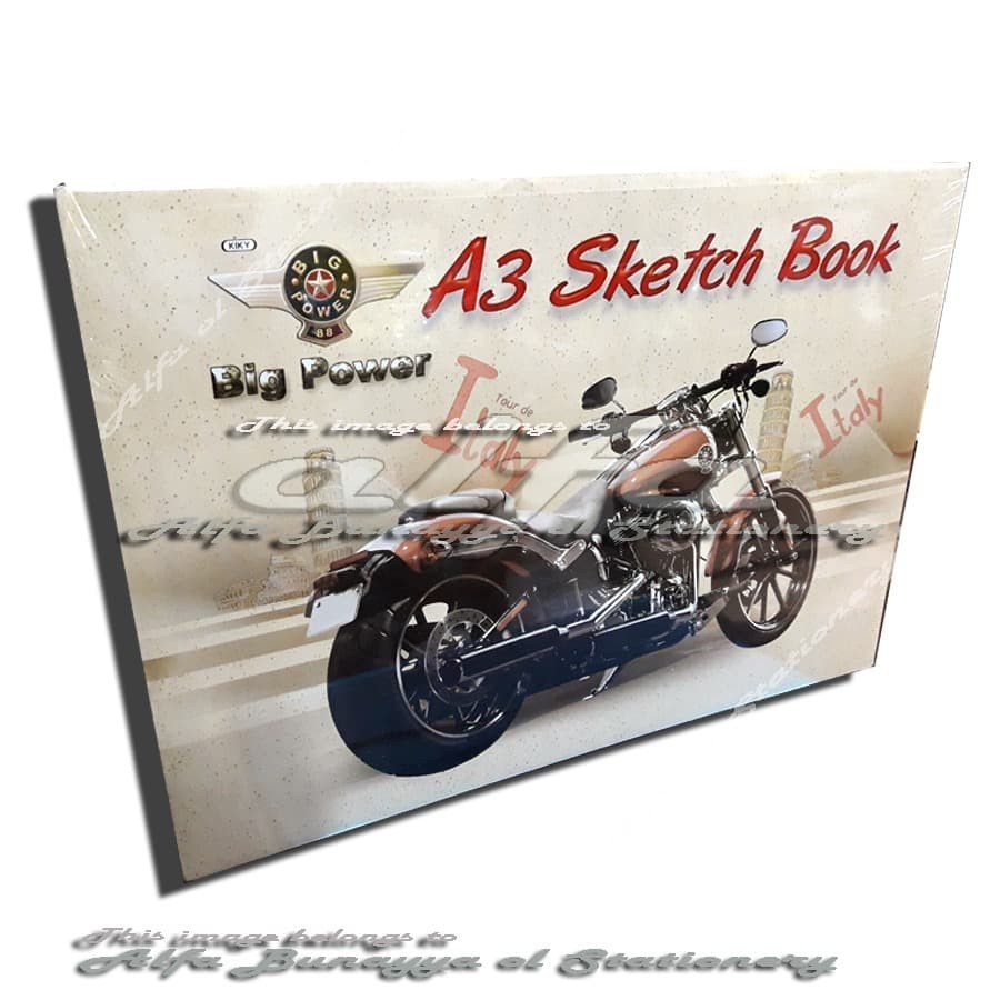 KIKY Buku Sketsa A3 50 Lembar - Sketch Book