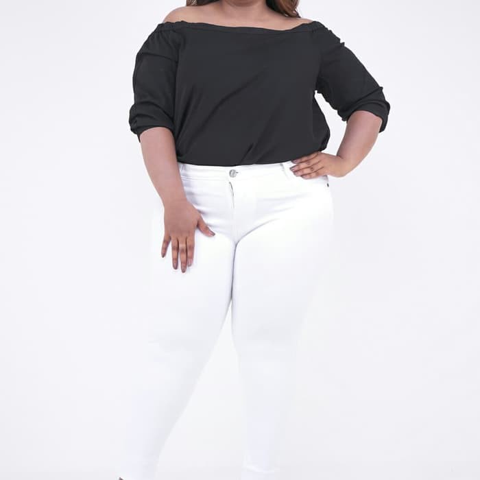 Celana Skinny Wanita JSK Jeans [SIZE 27-42]//Skinny Jeans Wanita PUTIH