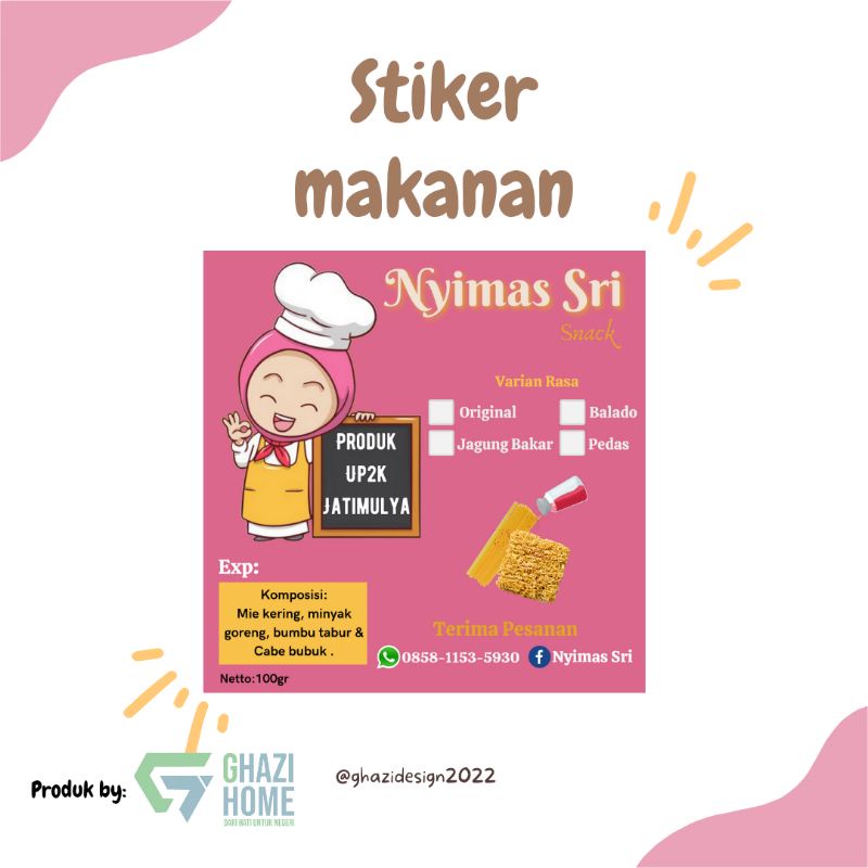 

Stiker/Produk/Cemilan