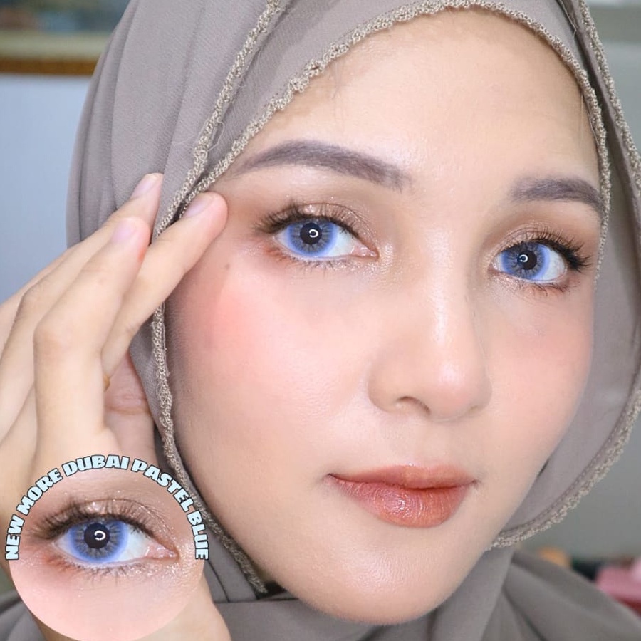 Softlens New More Dubai DIA 14.50mm NORMAL GREY BROWN GREEN BLUE DIA 14.50mm NORMAL softlense GRAY CTK /Lensa  Kontak/BS