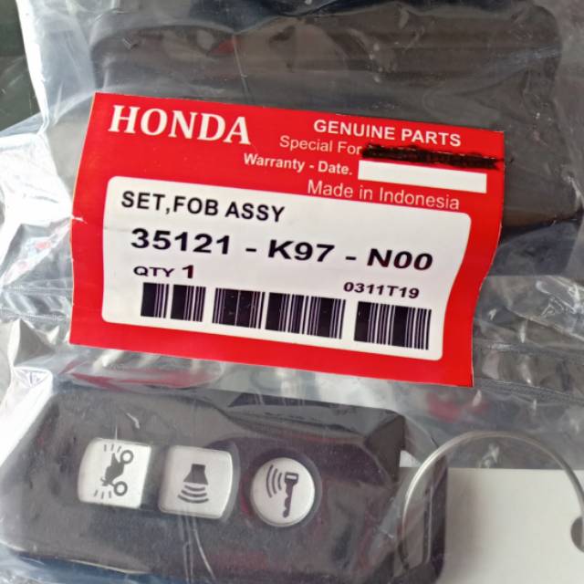 Keyless smartkey scu dan remote set untuk pcx 150 adv 150 dan untuk modif vario 150