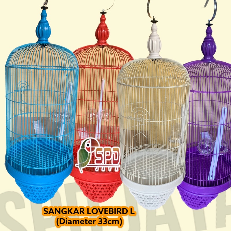 SANGKAR LOVEBIRD PANDA /CC - KANDANG BURUNG LOVEBIRD PANDA - sangkar kenari - kandang kapsul