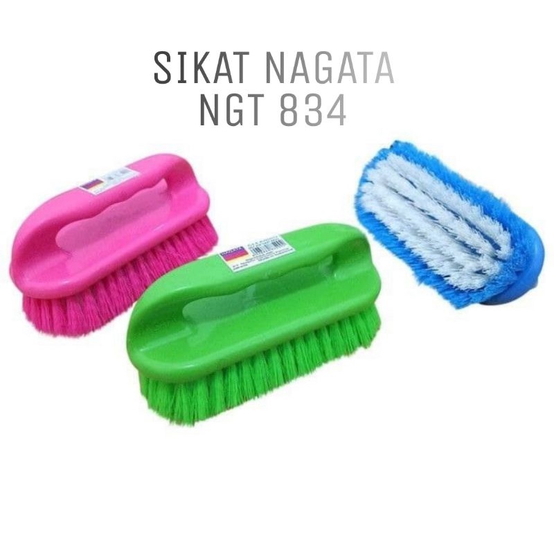 Sikat Pakaian / Sikat Cuci tangan / Sikat Baju Nagata NGT 834 / Hand Brush / Sikat Toilet / Sikat Wc ada gagang