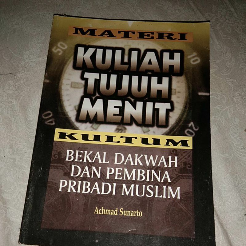 Jual Materi Kuliah Tujuh Menit Kultum Bekal Dakwah Shopee Indonesia