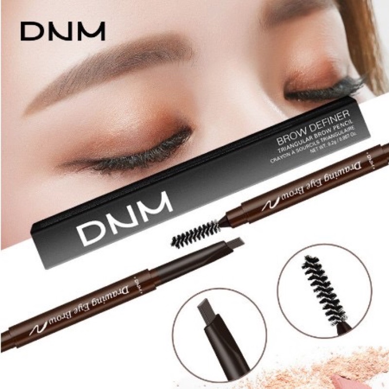 DNM Automatic Eyebrow / Pensil Alis Anti Air etude Pensil Alis Putar Drawing / Eyeliner Waterproof Tahan Lama dan Anti Air