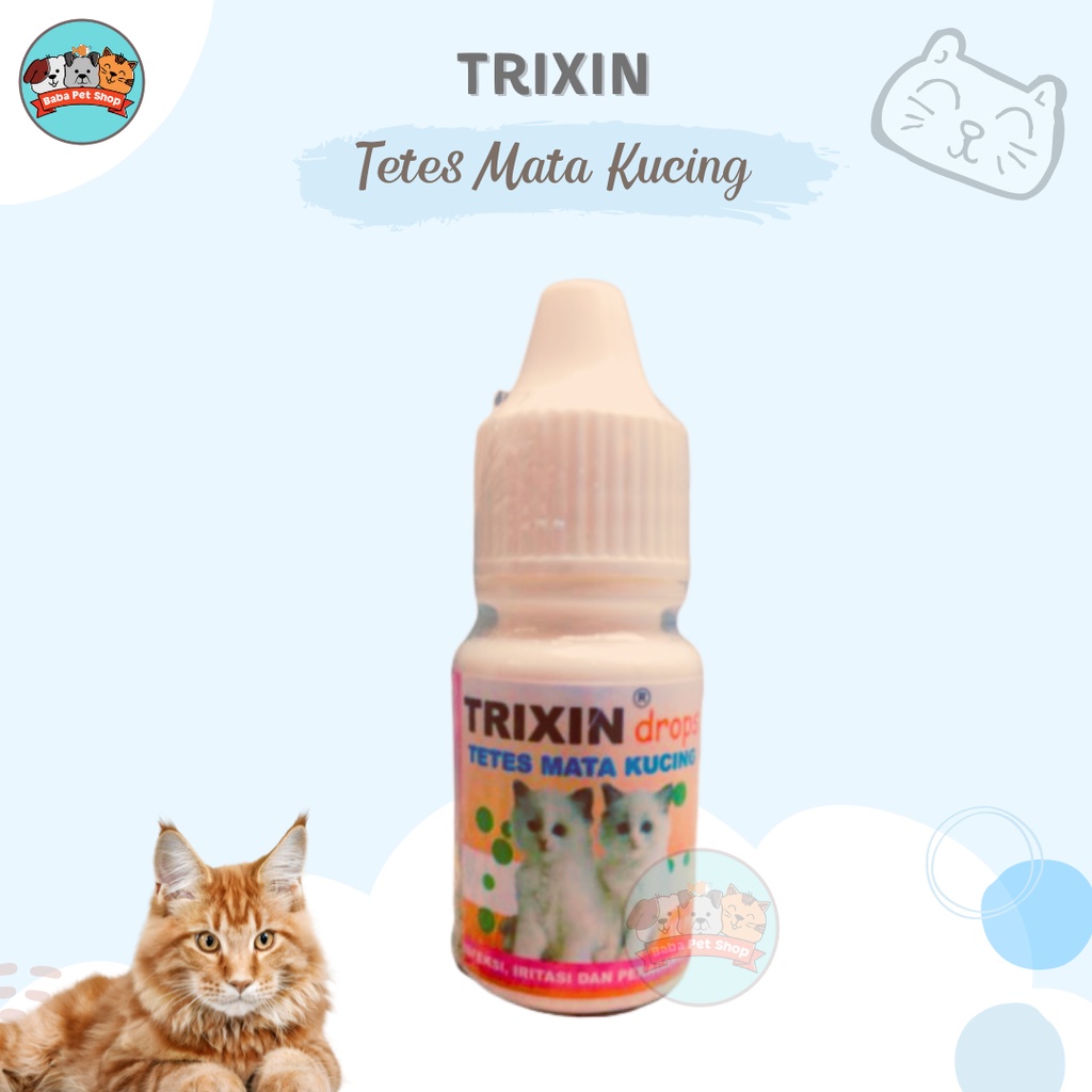 Trixin Drops Cat - Obat Hewan Tetes Mata Kucing