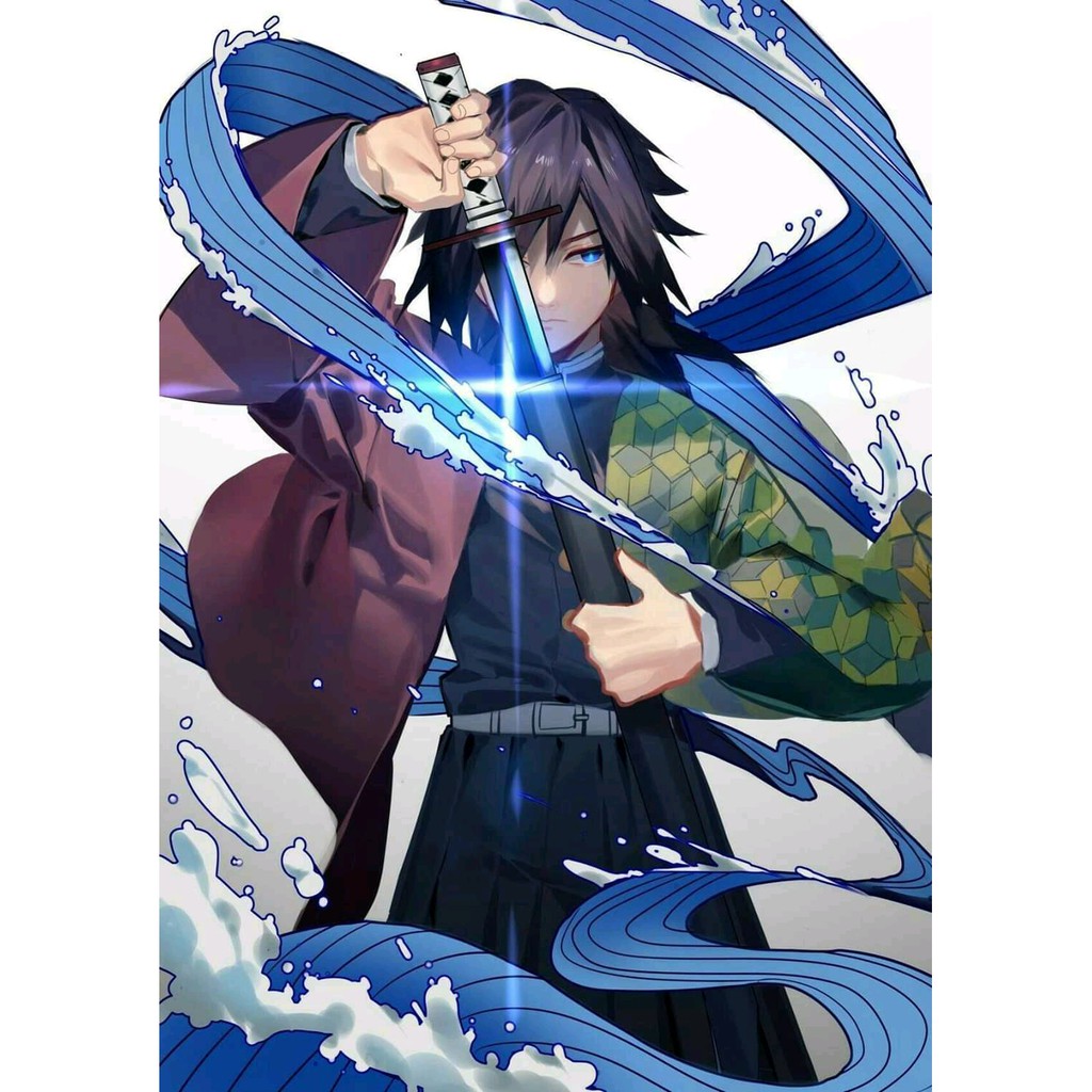 Costume Giyuu Tomioka From Kimetsu no Yaiba Fullset Rental