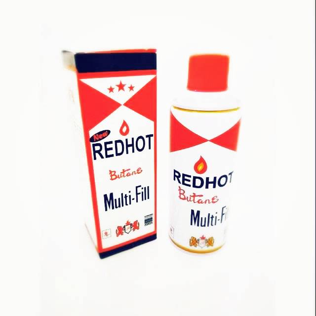 Redhot Gas Refill Butane 220gr JUMBO | Refill Korek Gas BUTANE 220gr