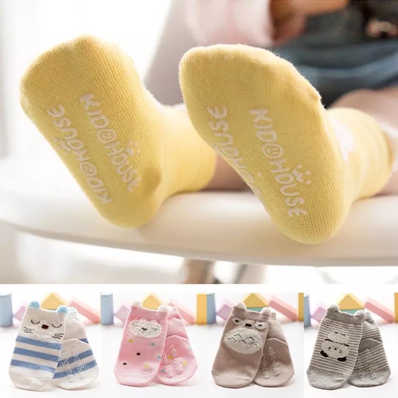 Kaos Kaki Anak Bayi Newborn Baby Kids Laki Laki Perempuan Cowok Cewek Kaus Kaki Pendek Bayi Lucu