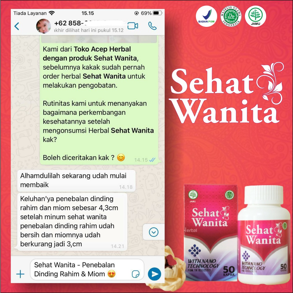 Obat Tuba Non Patent Saluran Tuba Falopi Tersumbat Sel Telur Kecil Suplemen Promil Sehat Wanita