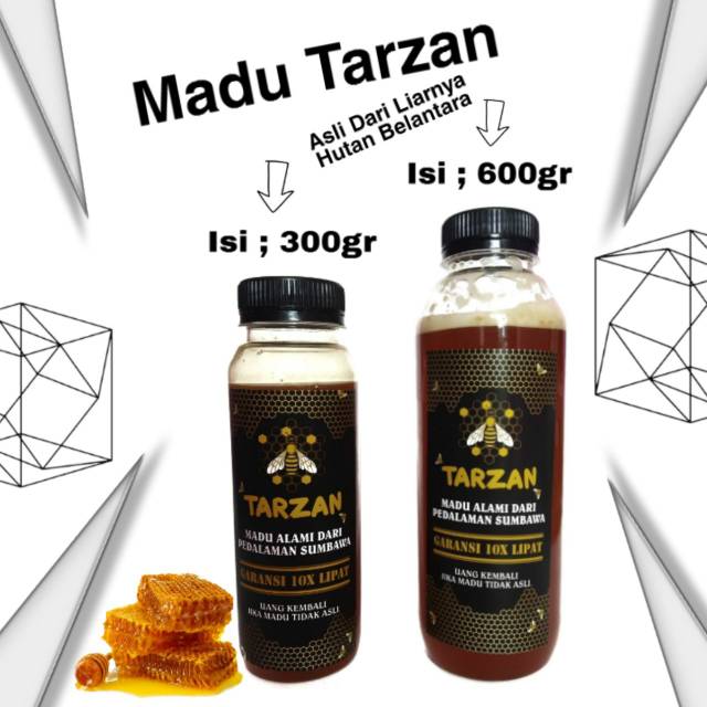 

Madu tarzan asli madu hutan ukuran 300gr
