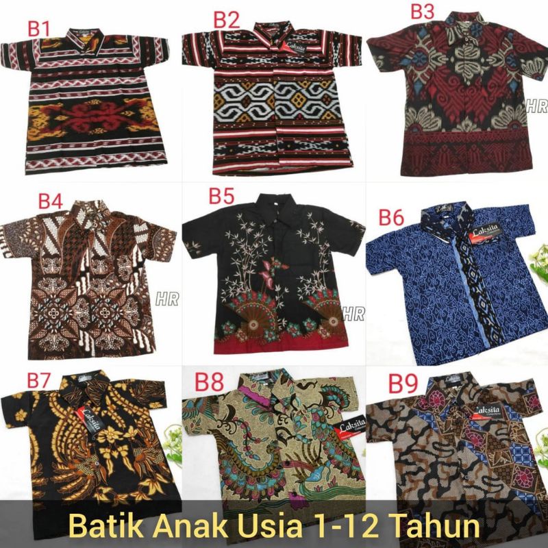 hem batik anak laki laki