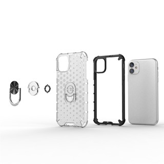 Ring Holder Honeycomb Armor Phone Case iPhone 12 Pro Max