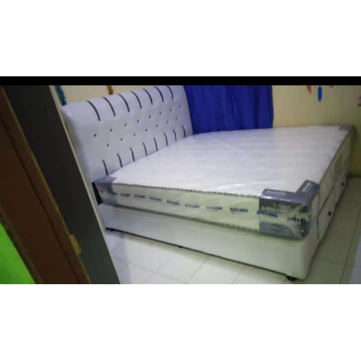 SPRINGBED FULL SET BIGLAND SANDARAN SOFA KOMBINASI