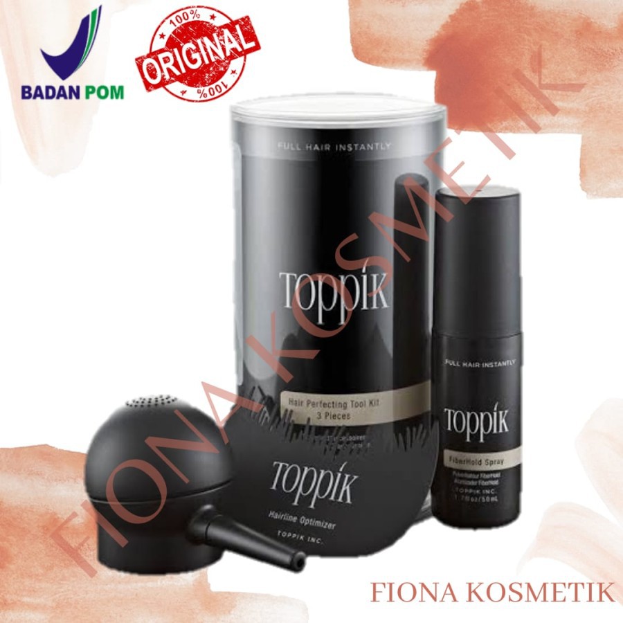 Jual TOPPIK HAIR PERFECTING TOOL KIT ( TOPPIK + FIBERHOLD + SPRAY