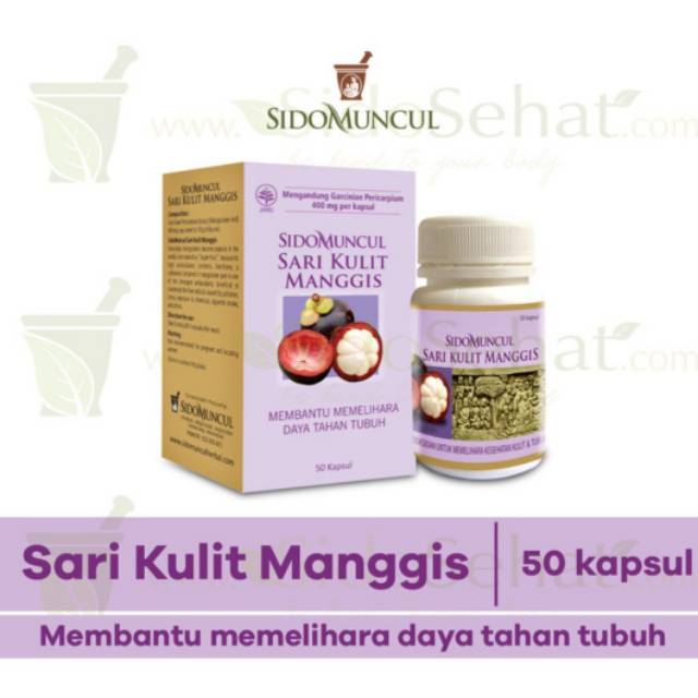 Jual Sido Muncul Herbal Kulit Manggis Memelihara Daya Tahan Tubuh Shopee Indonesia 9846