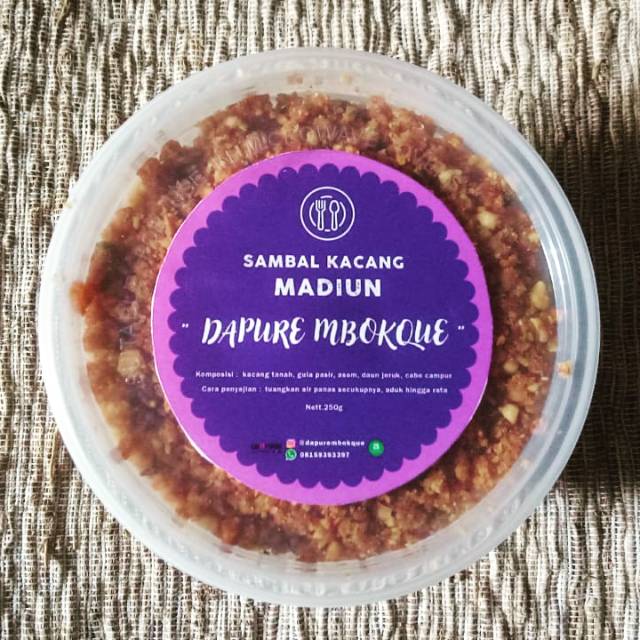 

Sambal kacang madiun