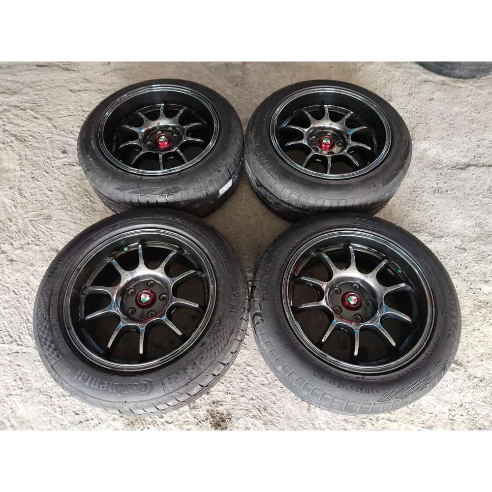 VELG MOBIL SEKEN COPOTAN BEKAS MODEL ADVAN + BAN PHI 225 55 R17