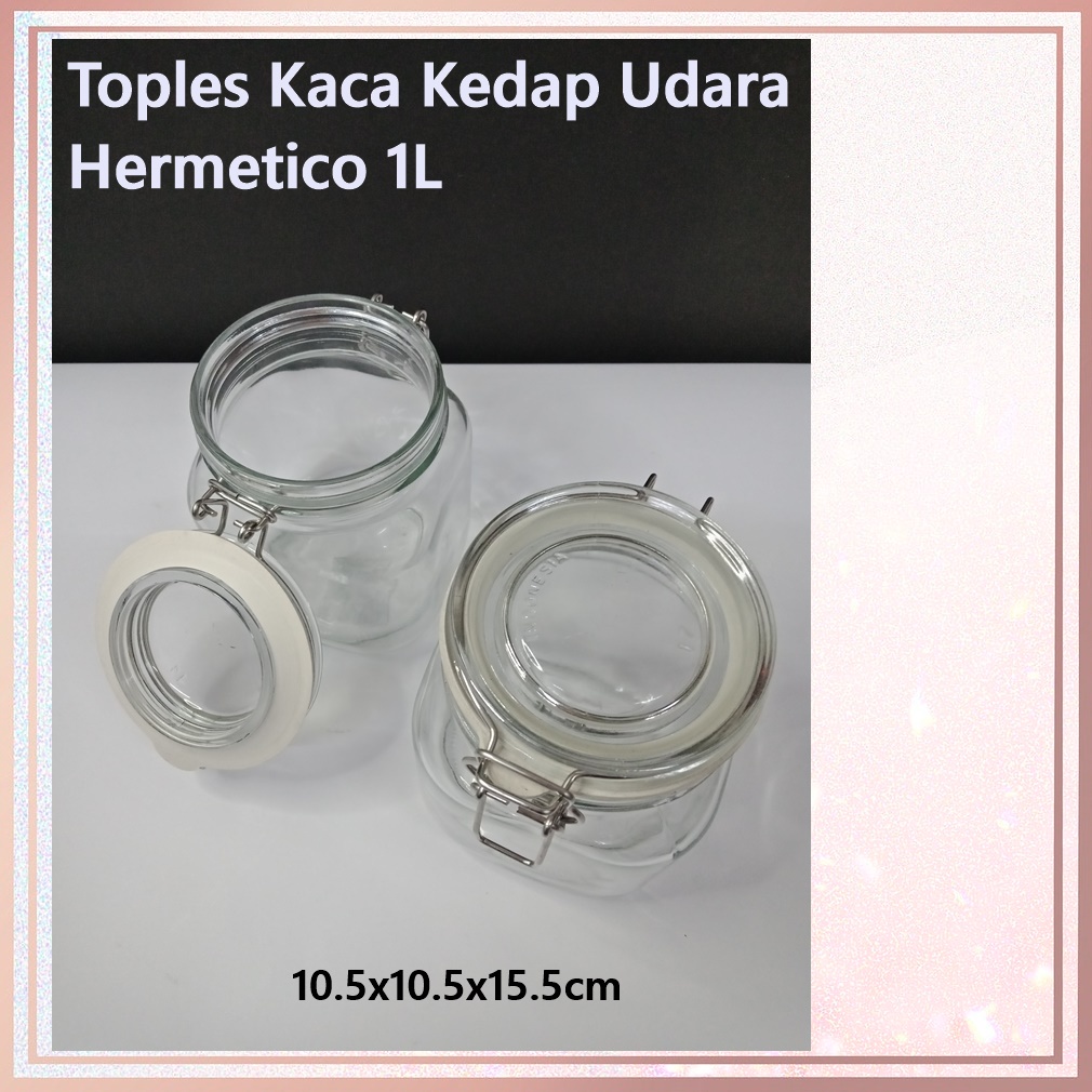 Toples Kedap Udara Hermetico Kedaung 1L