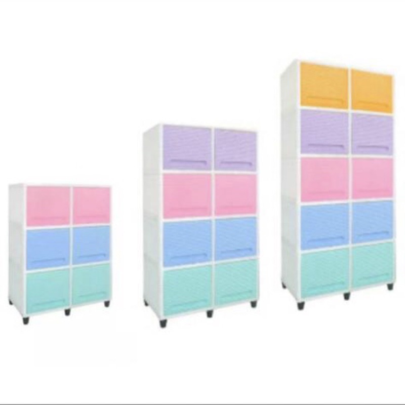 Lemari Plastik Club Double Flip Susun 3-4-5