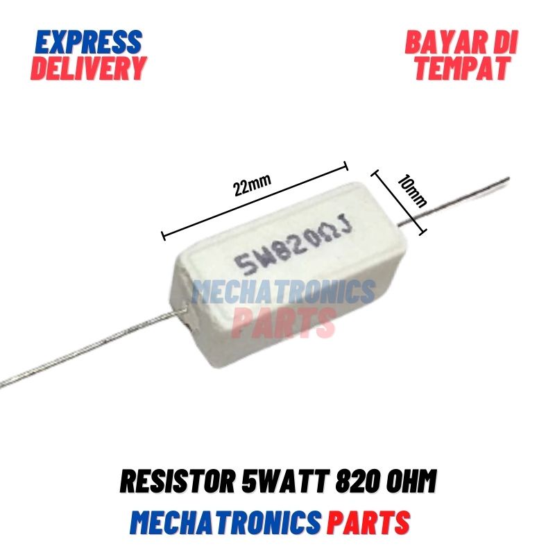 [PAS-9350] RESISTOR 5WATT 820OHM