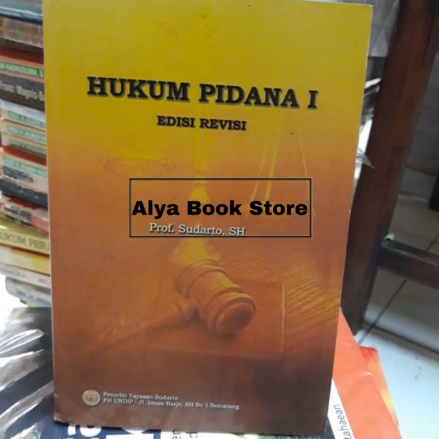 Jual Buku Hukum Pidana 1 Edisi Revisi - Sudarto | Shopee Indonesia