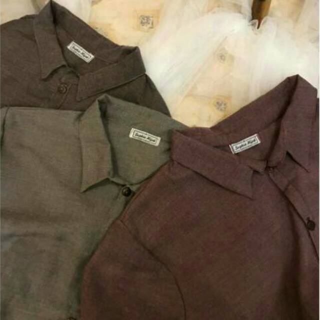 Tunik rampell / Kemeja Rampell /tunik rampel shopia original