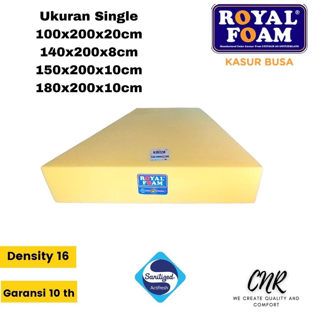 busa royal foam d16 yellow uk 150x200x10cm 100x200x20cm 140x200x8cm 180x200x10cm