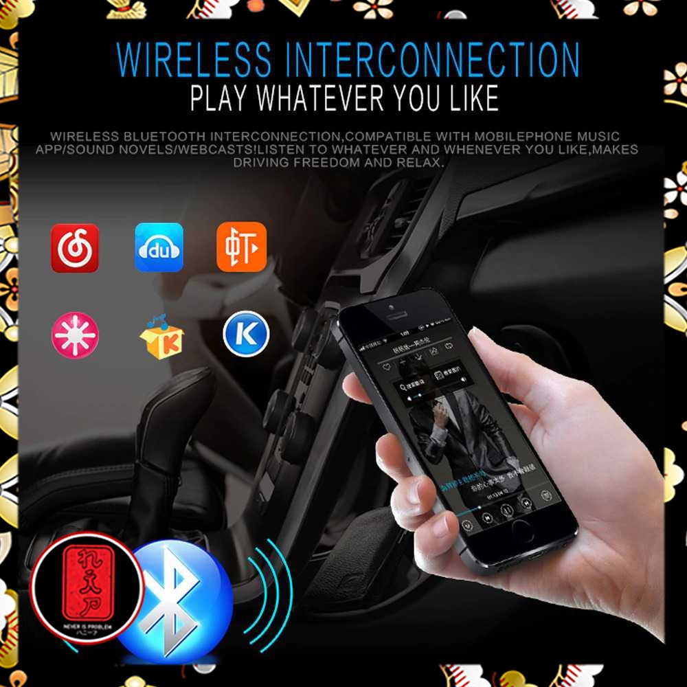 Taffware Tape Audio Mobil MP3 Player Bluetooth Wireless Receiver 12V - MP3-617 - Black