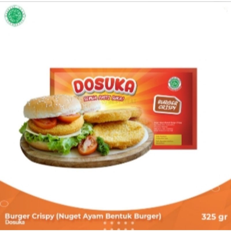 

Dosuka Burger Crispy 325gr