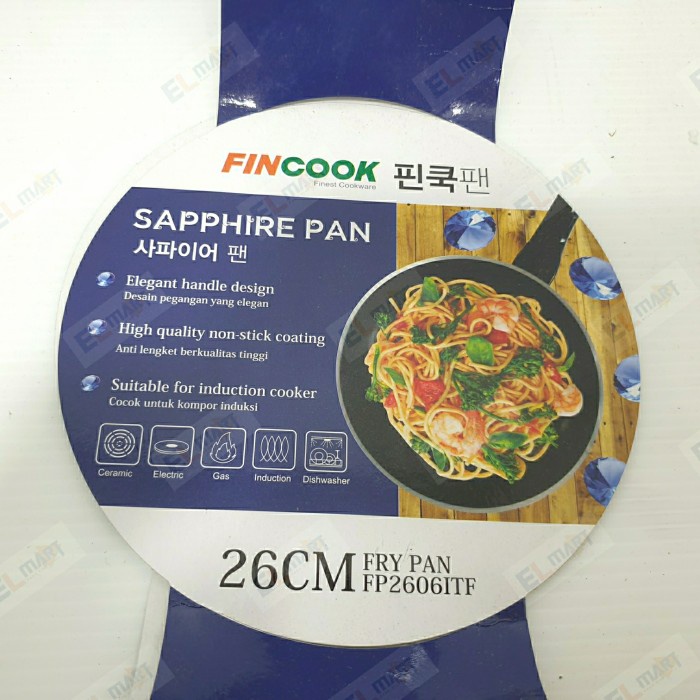 Fincook Frypan Saphire Pan Anti Lengket Premium 26cm FP2606ITF Induksi