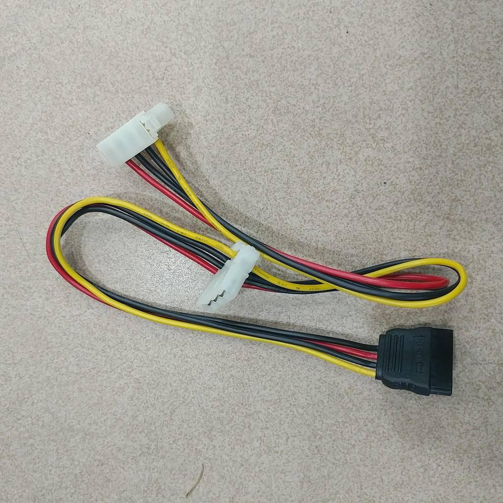 KABEL Dual Molex Female To SATA Power