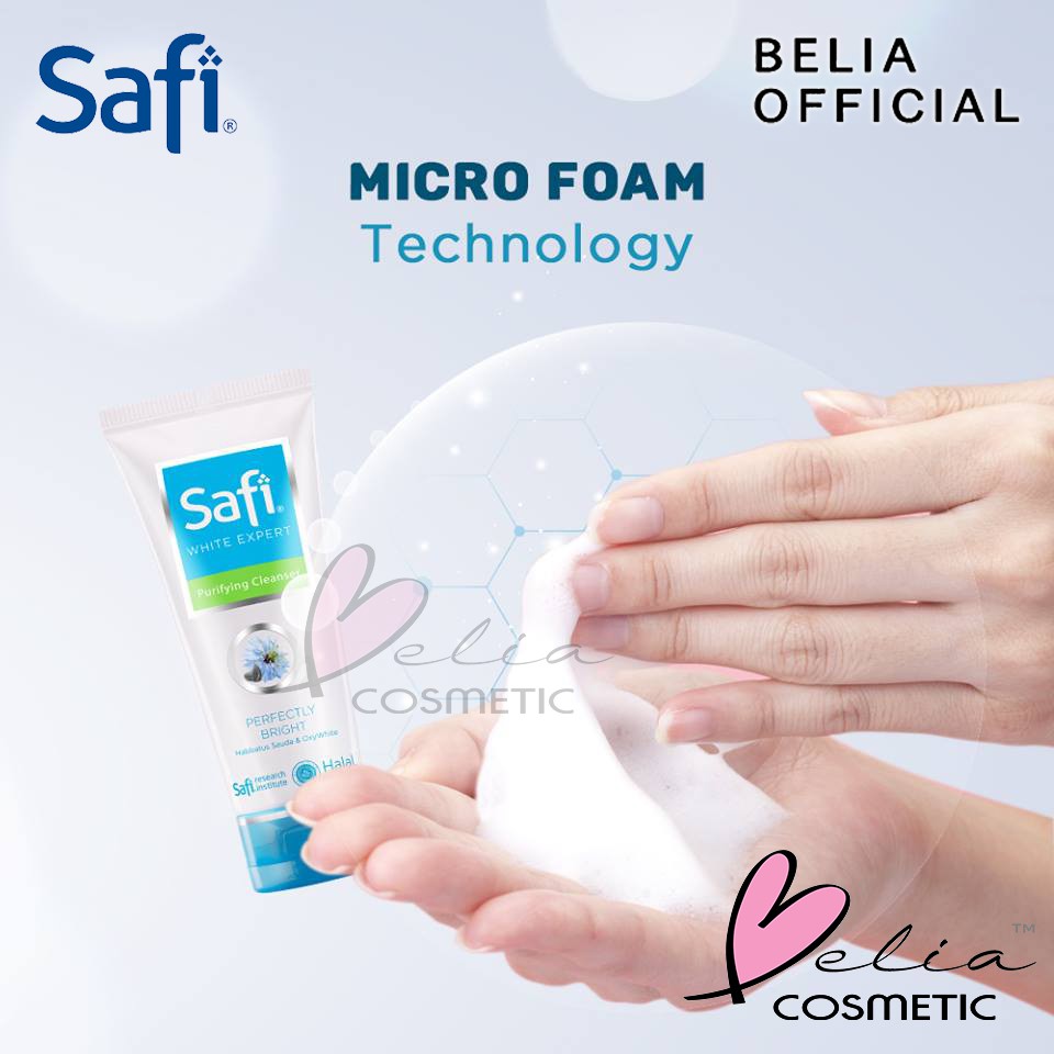 ❤ BELIA ❤ SAFI White Expert Purifying Cleanser 50g 100g (sabun cuci muka safi)