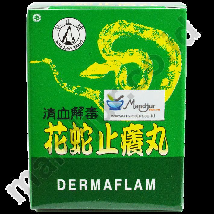 BERKASIAT DERMAFLAM (SNAKE ITCH REMOVING PILLS) - MEREDAKAN GATAL-GATAL