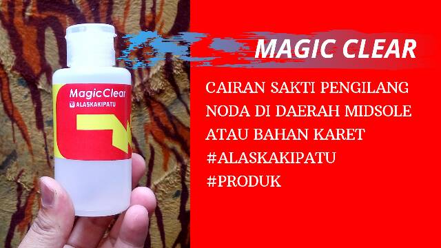 Magic clear atau soft remover penghilang noda sepatu