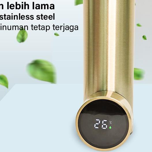 ➨ GM Bear Termos Air Panas 500ml Thermos Suhu Display LED 1324 - Tumbler ♂