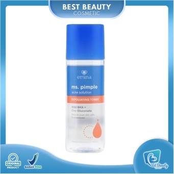 ★ BB ★ Emina Ms Pimple Acne Solution Exfoliating Toner 100 ml - Emina Toner