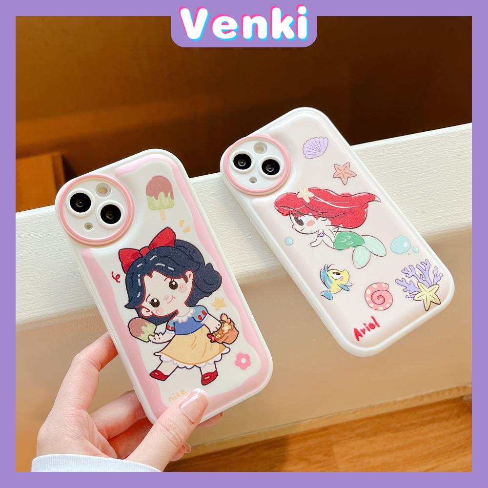 iPhone Case Silicone Soft Case TPU Airbag Shockproof Protection Camera Full Coverage Princess Cute Cartoon Compatible For iPhone 11 Pro Max 13 Pro Max 12 Pro Max 7Plus xr XS Max