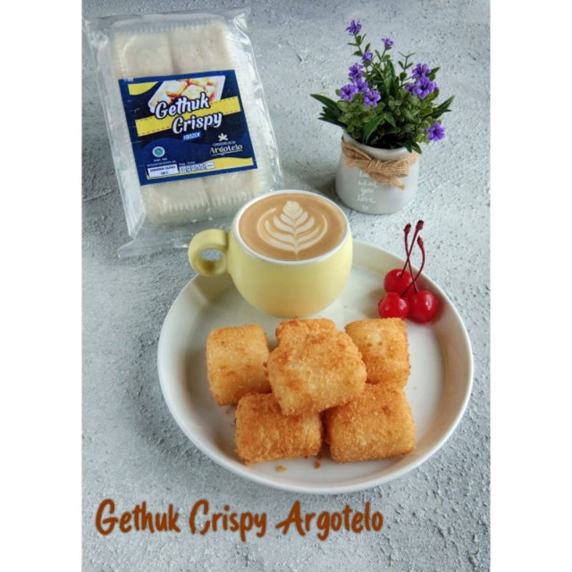 Gethuk crispy Argotelo Khas salatiga / getuk goreng enak Frozen food