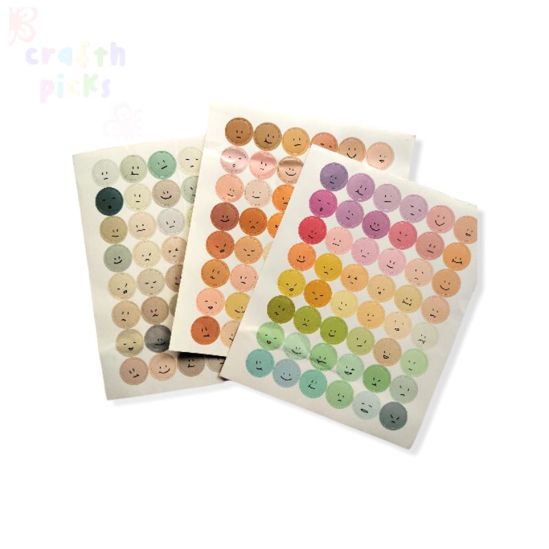 

48 EMOJI STICKERS | STICKER BULAT WAJAH