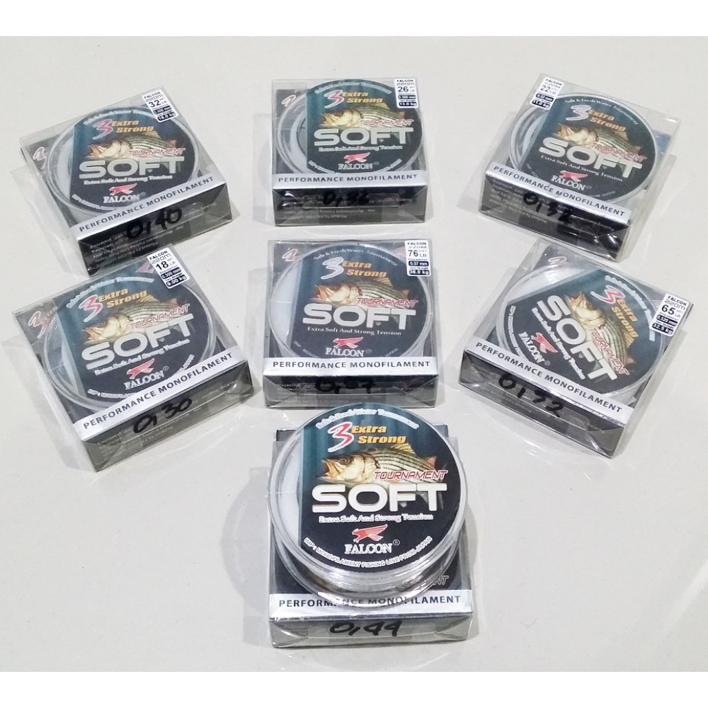 Senar Pancing / Fishing Line Falcon Tournament Soft 220M