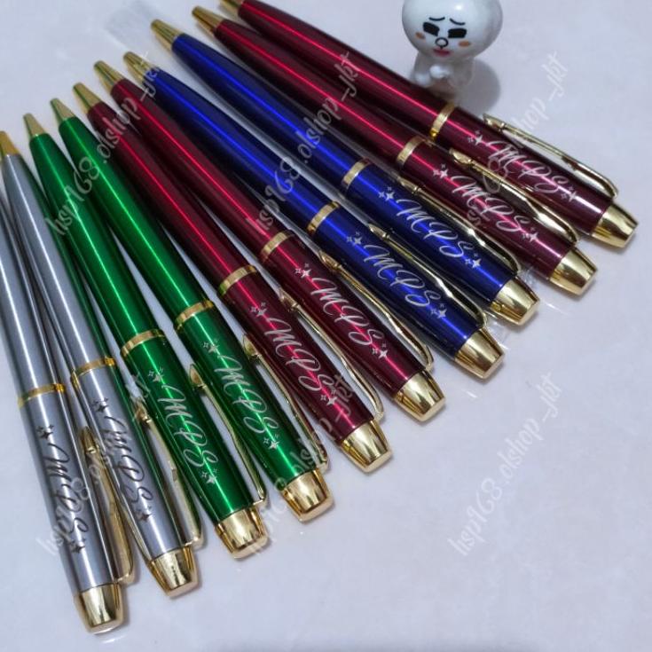 

[PROMO 8NS77] Pulpen Parker HS-222 Free Custom Nama | Pena Ballpoint Cina Biasa | Pulpen Metal Promosi | Pen Souvenir untuk Hadiah Kado Pacar, Kado Cewek Cowok, Kado Wisuda, Ulang Tahun, Valentine, Wedding, Hari Guru Ibu Ayah Seller