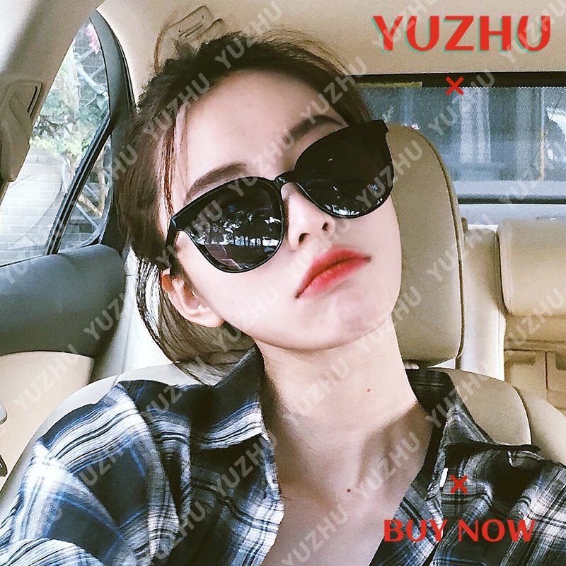 (YUZHU) Bayar di Tempat Korean Fashion Small Mata Kucing Wanita Kacamata Hitam Women Sunglasses