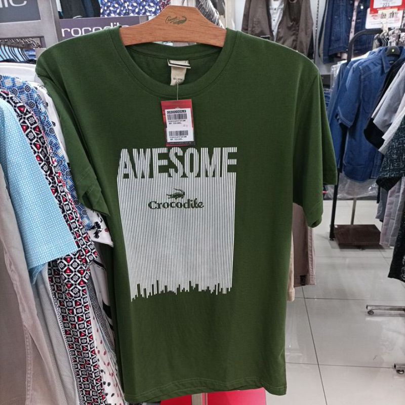 Kaos pria/CROCODILE/3/Kaos oblong