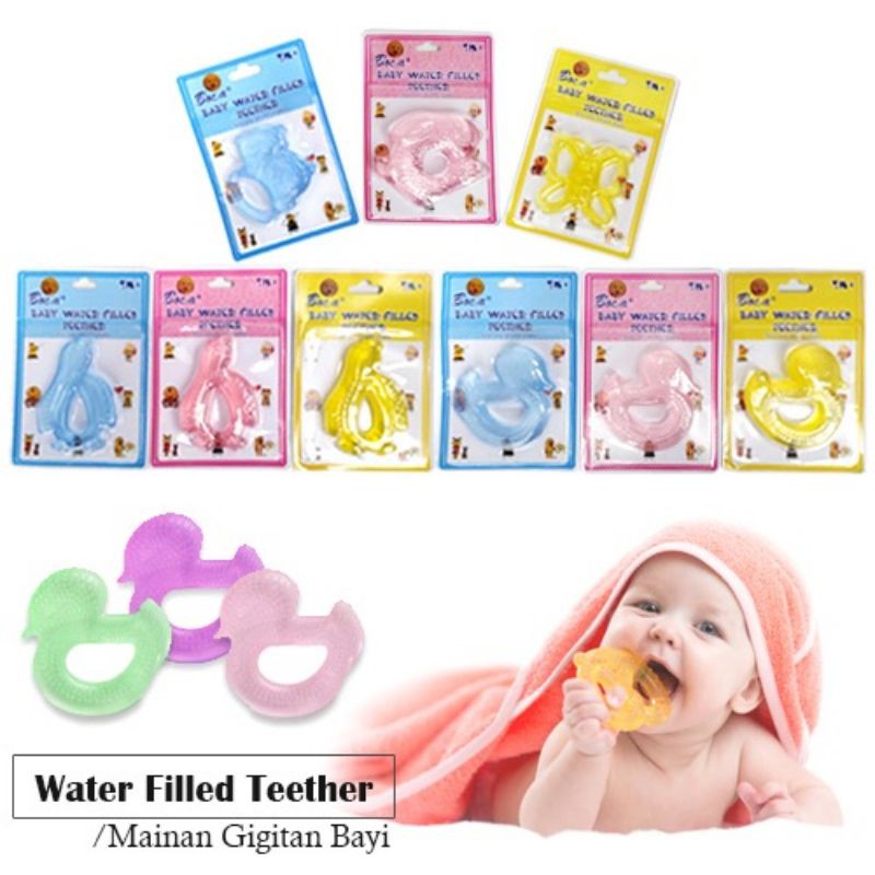 Mainan Gigitan Bayi Baby Water Filled Teether Karakter