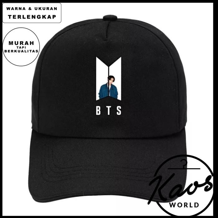 TOPI JARING JUNGKOOK BTS PUTIH